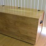 Solid spalted birch storage chest