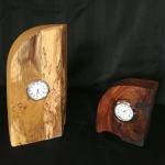 Oak and cedar clock